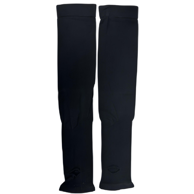 OTOBAI 歐都麥 6倍彈性抗UV防曬登山/單車運動機能袖套 台灣製 XU808 一般穿指款, 黑色, 1雙