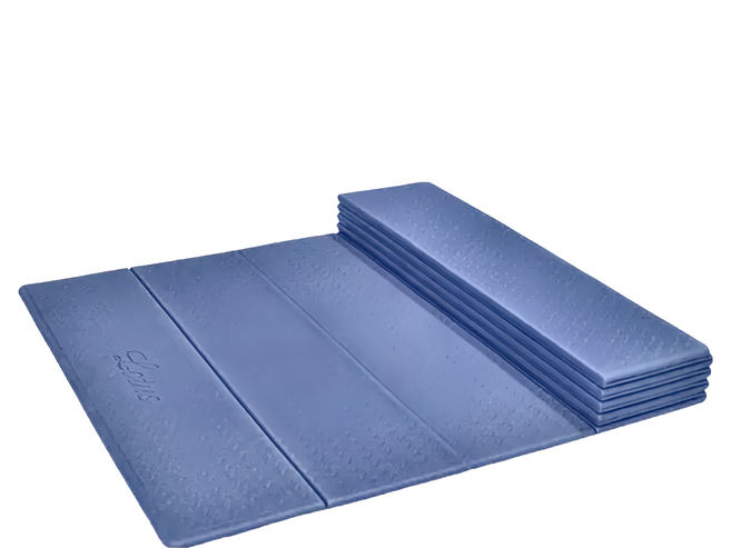 Lotus COZY FITNESS SERIES TPE抑菌摺疊瑜珈健身墊, 午夜色, 1個