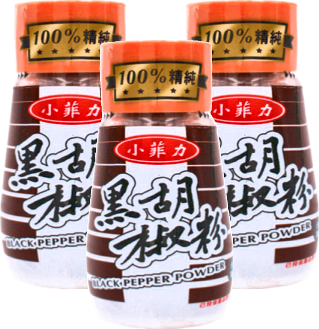 小菲力 黑胡椒粉, 30g, 3罐