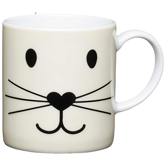 KitchenCraft 濃縮咖啡杯 KCAKB18_A, 貓咪, 1個