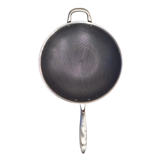 316 不鏽鋼抗菌不沾炒鍋, 32cm, 1個