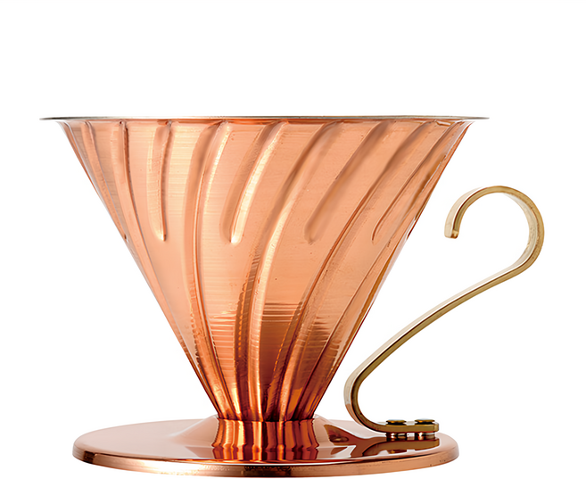 HARIO 好璃奧 V60純銅濾杯, 純銅濾杯, 1個