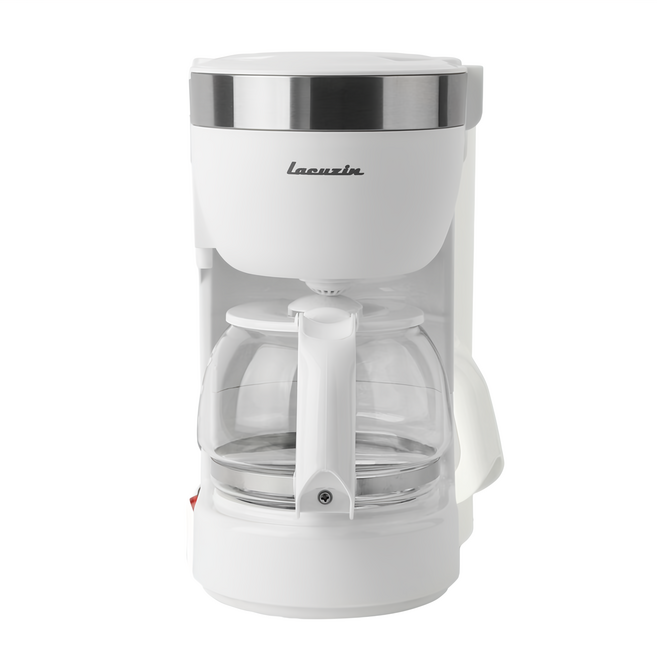 Lacuzin 美式滴漏咖啡機 可水洗濾網 BPA Free, LCZ1002WT, 珍珠白