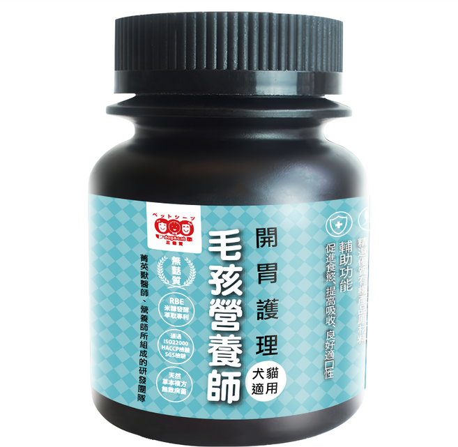 3baby 三個寶 毛孩營養師 開胃護理 寵物保健粉, 50g, 恢復食慾(低過敏), 1瓶