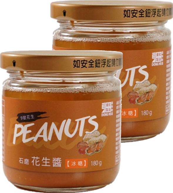 東和製油 花生醬 含冰糖, 180g, 2罐