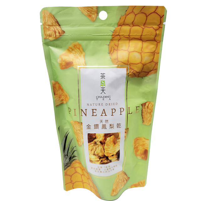 CHA-DING TEA 茶鼎天 天然金鑽鳳梨乾, 100g, 1包