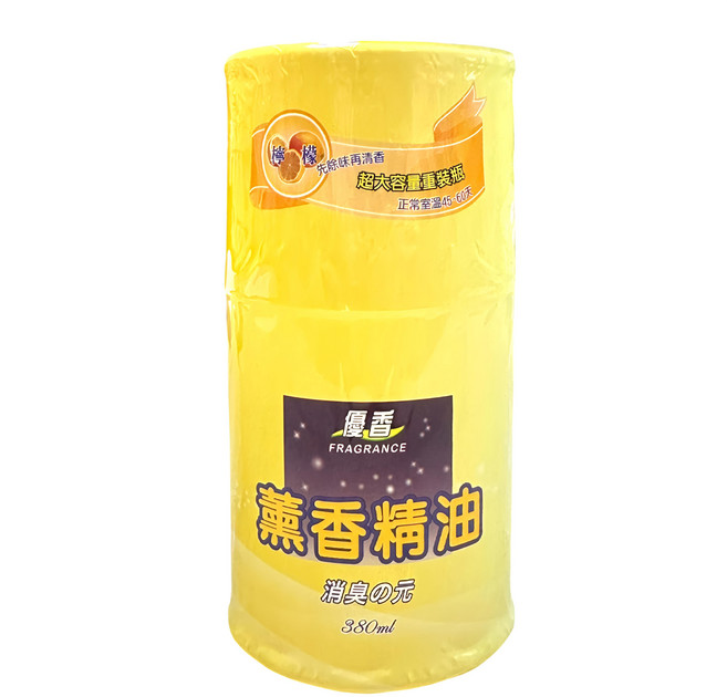 FRAGRANCE 優香 薰香精油, 檸檬, 380ml, 1瓶