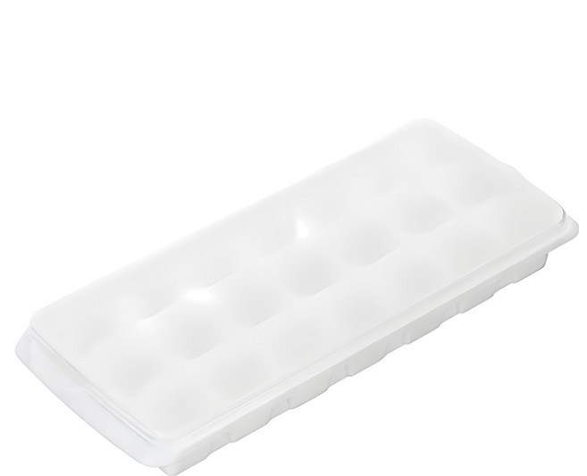 KEYWAY 聯府 挪威加蓋製冰盒, 白色 + 透明色, 1個