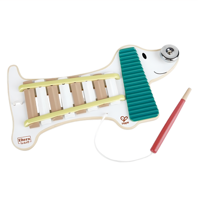 Hape 狗狗敲琴台, 多色, 1個