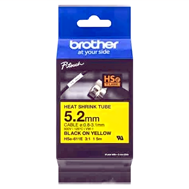 brother 兄弟牌 熱縮套管 HSE-611 1500 x 5.2mm, 1條