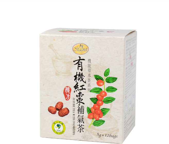 Magnet 曼寧 紅棗補氣茶, 5g, 12包, 1盒