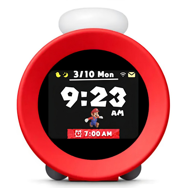 Nintendo 任天堂 Sound Clock Alarmo 智慧互動式音響鬧鐘, 紅色, 1個, CLO-001