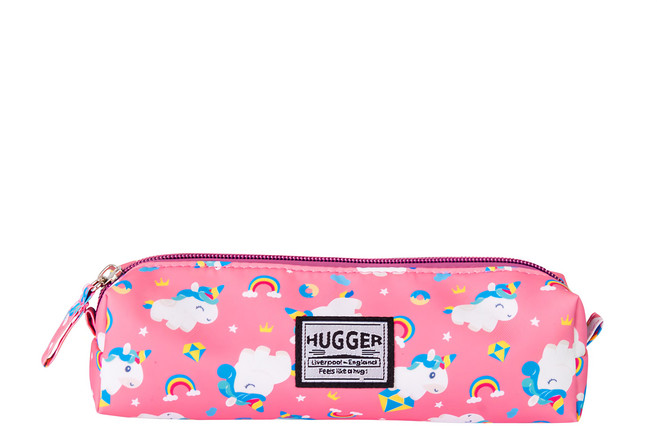 HUGGER 筆袋 鉛筆盒**, 獨角獸 粉色, 1個