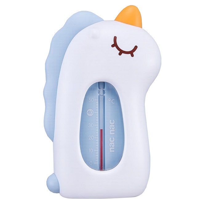 nac nac 獨角獸寶寶沐浴水溫計, 海洋藍