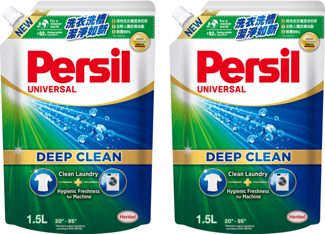 Persil 寶瀅 深層酵解洗衣凝露 補充包, 1.5L, 2包