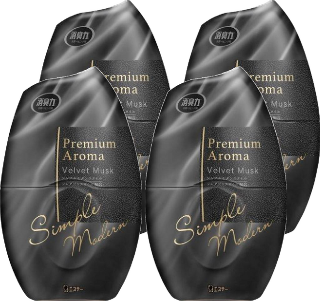 ST 雞仔牌 消臭力 Premium Aroma室內除臭芳香劑 400ml, 4瓶, 絲絨麝香