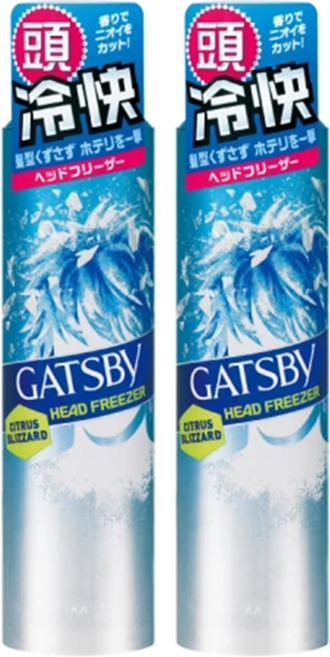 GATSBy 頭皮冰凍噴霧 柑橘, 100g, 2瓶