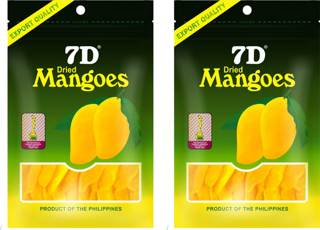 7D Mangoes 宿霧芒果乾, 70g, 2包