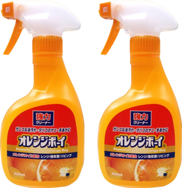 第一石鹼 Orange boy 柑橘精華強力去油污噴霧泡, 400ml, 2瓶