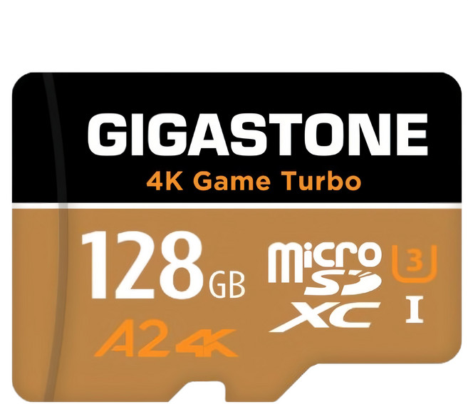 GIGASTONE 立達 MicroSDXC U3 A2 4K 記憶卡, 128GB, 1個