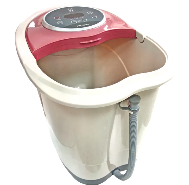 日虎 高桶SPA按摩泡腳機 ZH-8607 (45 x 37 x 52cm) - 深層足浴 滾輪按摩, 粉色