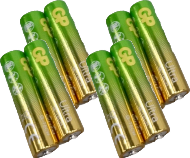 GP Batteries 超霸 Ultra 鹼性電池 AAA 4號 贈修正帶 1個, 8個裝, 2組