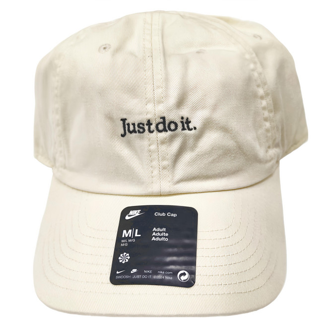 NIKE 耐吉 Adult Unisex 運動帽, 白色, 1個