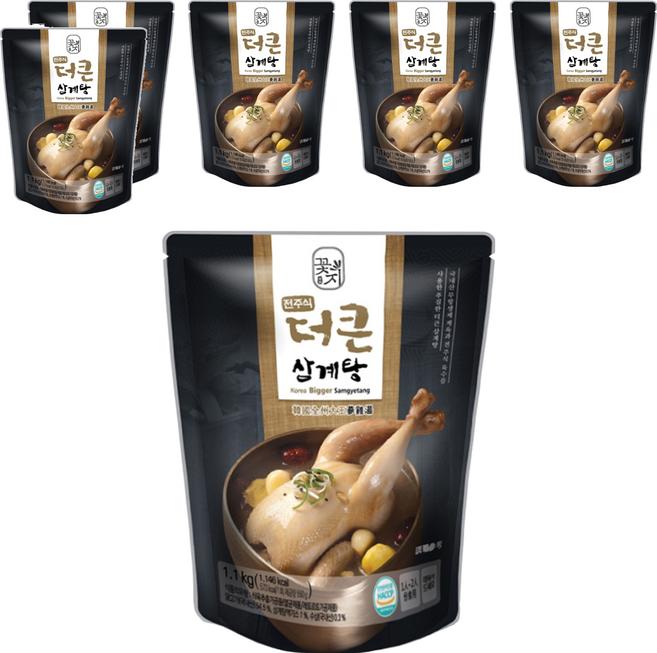 KKOTJI 韓國全州大王蔘雞湯, 1.1kg, 6包