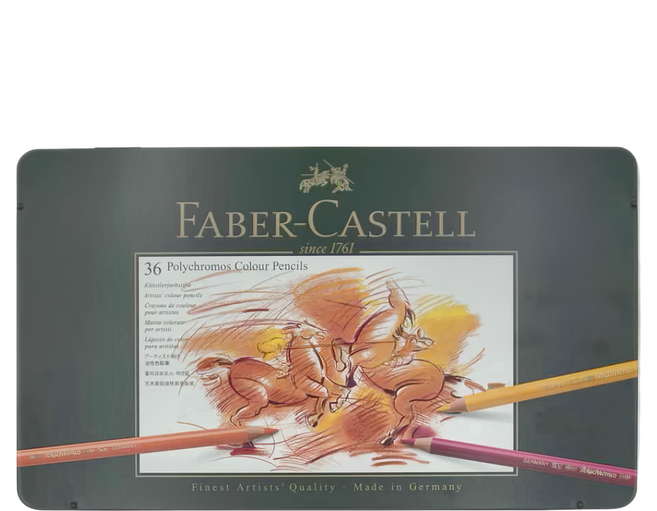 FABER-CASTELL 輝柏 專家級油性色鉛筆, 36色, 1盒