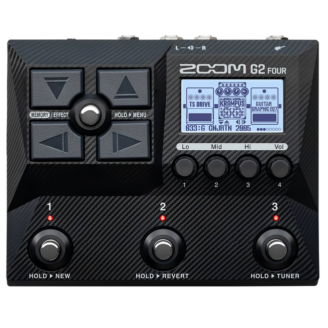 Zoom Corporation G2 Four 吉他綜合效果器, 黑色, 1個