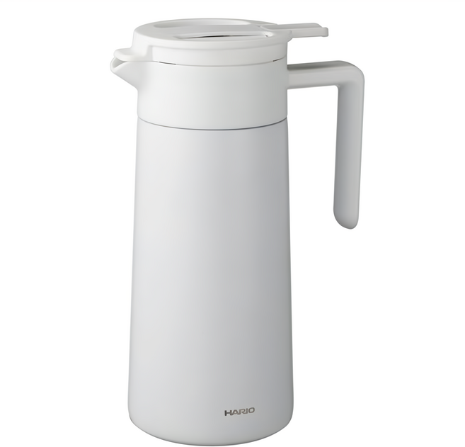 HARIO 好璃奧 真空雙層保溫瓶, 白色, 800ml, 1個