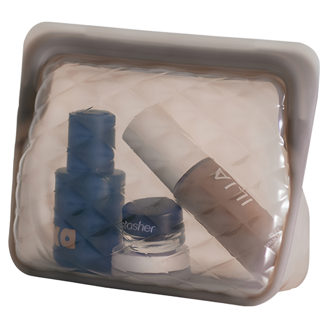 Stasher 美妝收納矽膠密封袋-站站