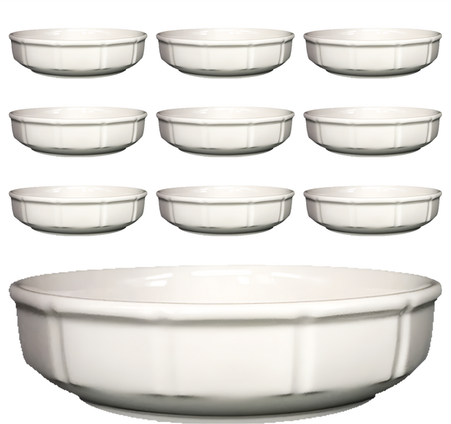 TATUNG 大同磁器 陶瓷湯碗組 家用菜盤, 白色, 1組