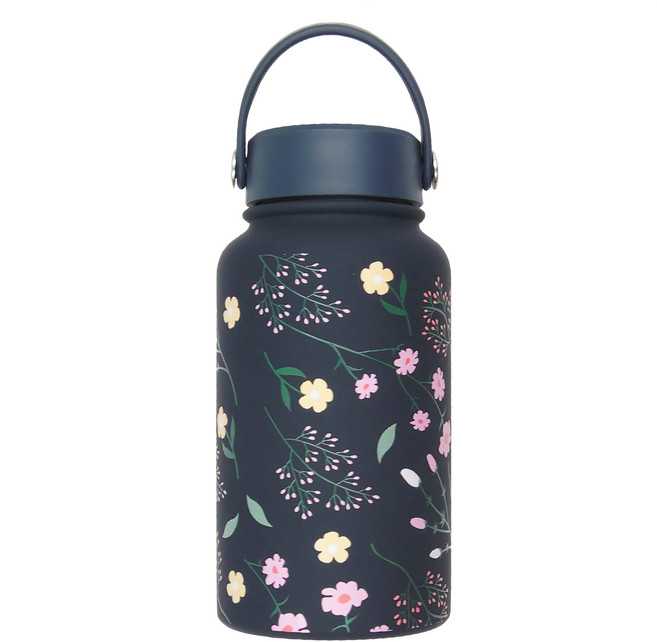 高質感手提式水壺, 靛藍色, 650ml, 1個