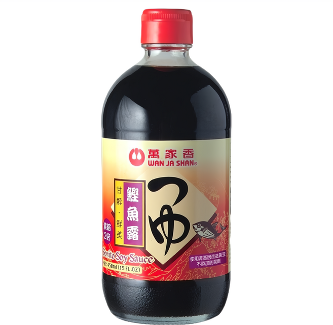 萬家香 鰹魚露, 450ml, 1瓶