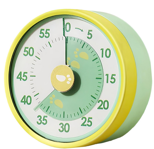 上手家居 番茄鐘 刻度款, 1個, 綠色系