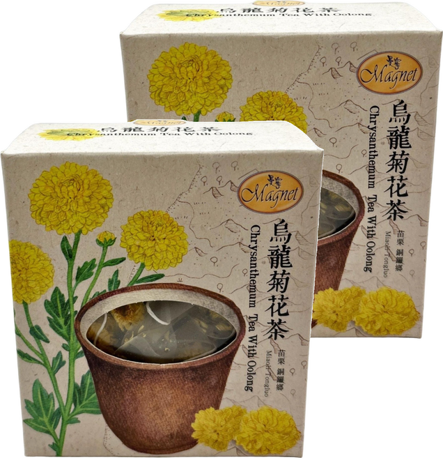 Magnet 曼寧 烏龍菊花茶, 1.5g, 15包, 2盒