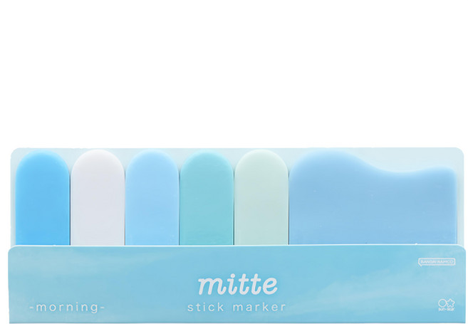 sun-star mitte 多功能便利貼, 1組, 晨露 藍色, 90張