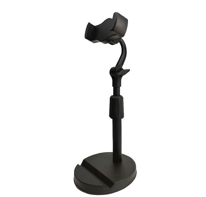 FRANCASINO 弗南希諾 多用途手機支架 FR-2719 可放平板或手機 360°旋轉, 黑色, 1個