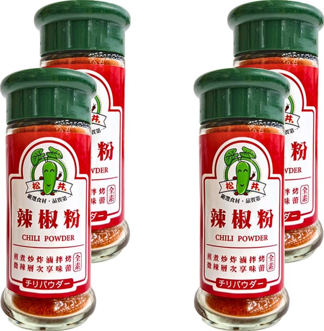 松井 辣椒粉, 24g, 4瓶