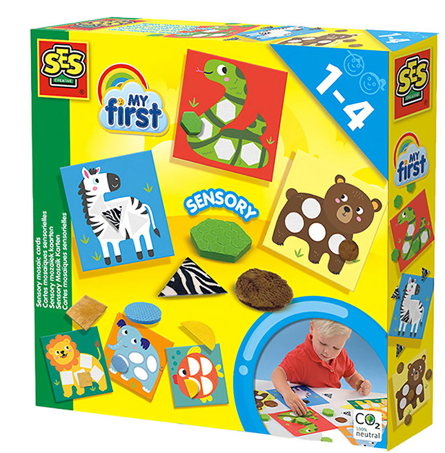 荷蘭SES DIY手作系列-立體馬賽克貼畫-14483, 多色, 1盒