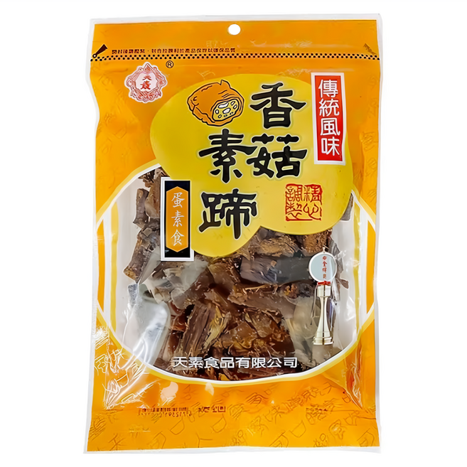 天素食品 香菇素蹄, 180g, 1包