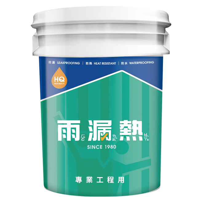 Holauziat 雨漏熱 1015 亮光防水防熱膠 1加侖, 奶茶色, 4kg, 1桶