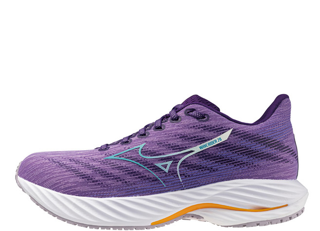 Mizuno 美津濃 女款 WAVE RIDER28 4E寬楦 慢跑鞋 J1GD240673