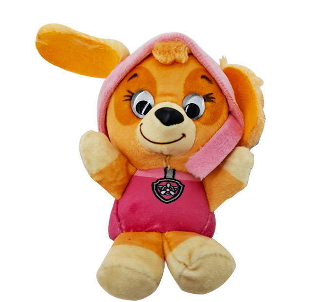 SPIN MASTER 汪汪隊立大功 毛絨玩偶 大電影款 迷你天天 粉色 + 咖啡色, 天天 粉色 + 咖啡色, 1個, 3吋