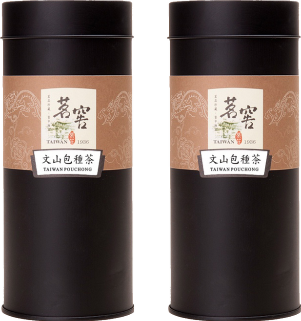 CAOLY TEA 茗窖茶莊 文山包種茶 淡雅蘭花香 茶香濃厚 茶湯呈現蜜黃色 鮮爽甘醇 罐裝設計, 50g, 1入, 2罐