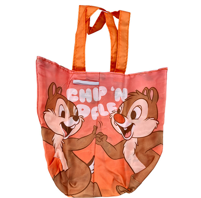 CHIP 'N' DALE 奇奇蒂蒂 迪士尼 Ufufy系列 翻轉魔術雙杯袋 24.5 x 20.8cm 收納後(8.5 x 7cm), 奇奇蒂蒂 橘色, 1個