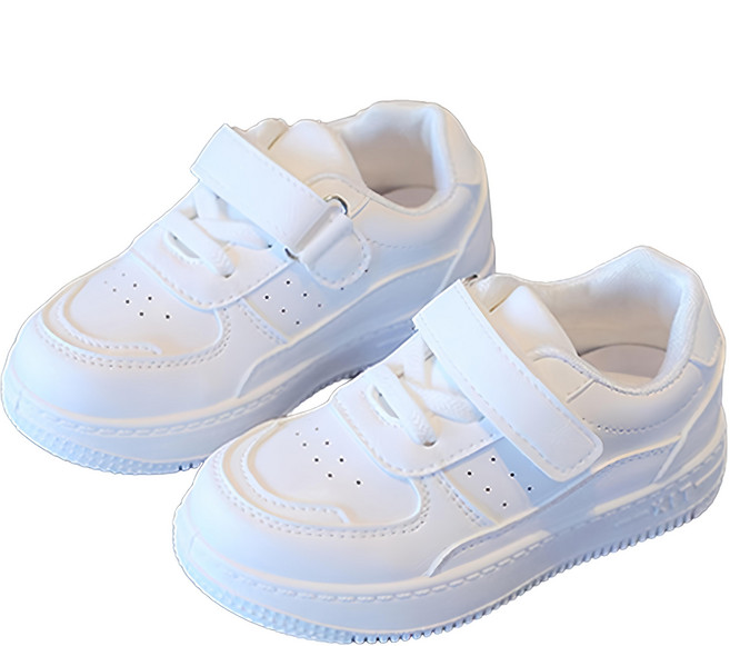 JOYMULTI 兒童全白氣孔運動鞋