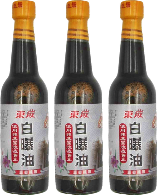 東成 非基因白曝油, 500ml, 3瓶