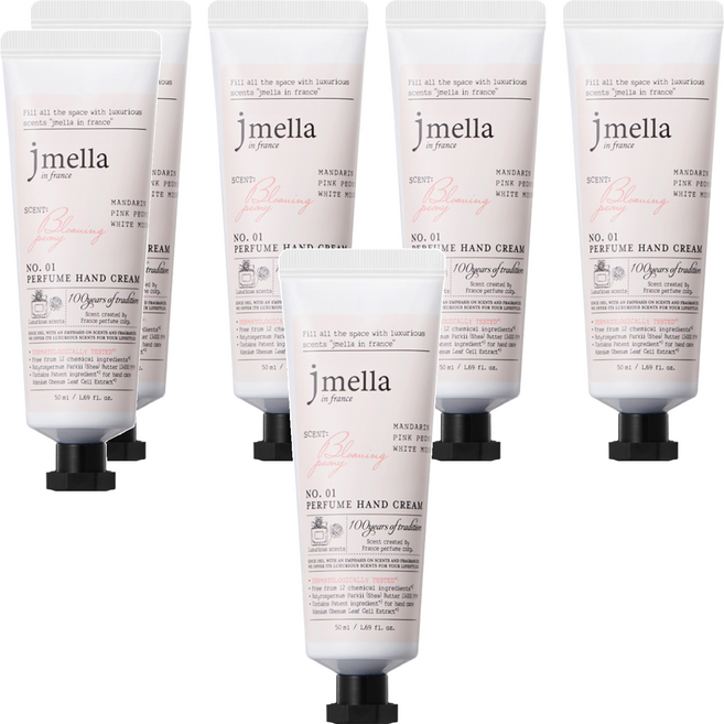 jmella 香氛護手霜 NO.01 花園舞會, 50ml, 6條